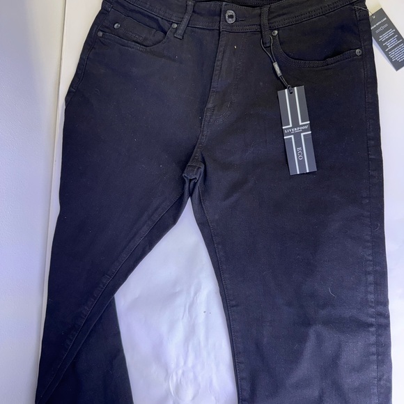 New Liverpool regent relaxed straight Men's Black Jeans 32x30 - Picture 1 of 8